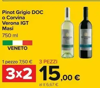 Carrefour Pinot grigio doc offerta