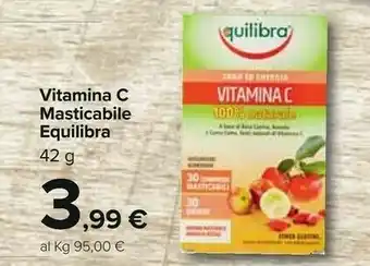 Carrefour Vitamina c masticabile offerta