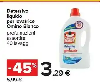 Carrefour Detersivo liquido per lavatrice offerta