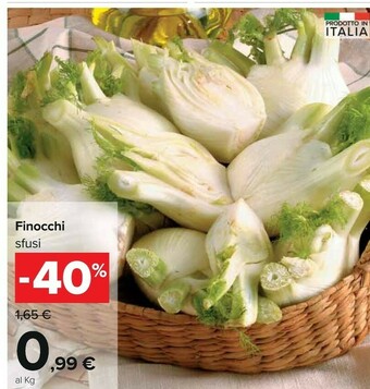 Carrefour Finocchi sfusi offerta