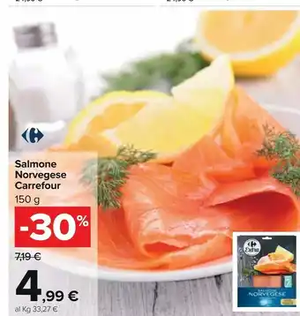 Carrefour Carrefour salmone norvegese offerta