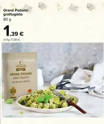 Carrefour Grana padano grattugliato offerta