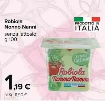 Carrefour Robiola senza lattosio 100 g(ml) offerta