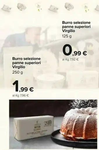 Carrefour Virgilio burro selezione panne superiori offerta