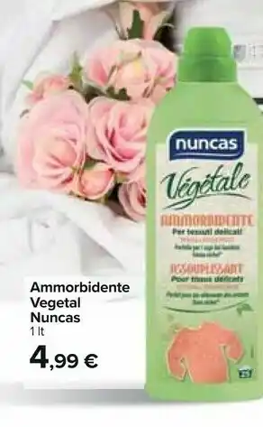 Carrefour Nuncas ammorbidente vegetal offerta