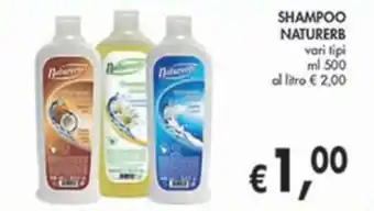 D'Italy SHAMPOO NATURERB vari tipi ml 500 offerta