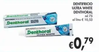 D'Italy DENTIFRICIO ULTRA WHITE DENTHORAL ml 75 offerta