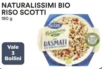 Coop Superstore NATURALISSIMI BIO RISO SCOTTI 180 g offerta