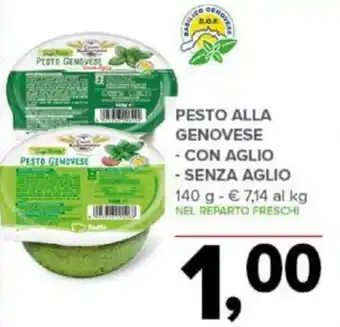 Todis PESTO ALLA GENOVESE CON AGLIO , SENZA AGLIO offerta