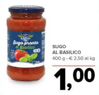 Todis SUGO AL BASILICO 400 g offerta