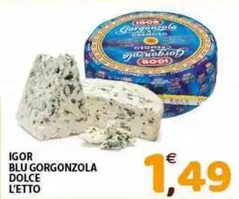 Mio Market IGOR BLU GORGONZOLA DOLCE L'ETTO offerta