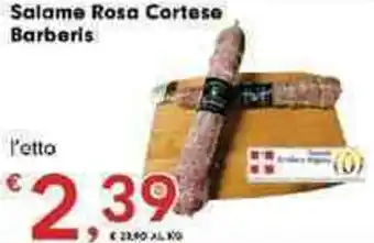 Despar Salame Rosa Cortese Barberis offerta