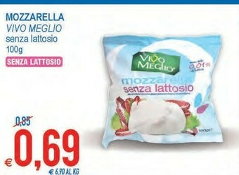 MD Discount Mozzarella senza lattosio 100 g(ml) offerta