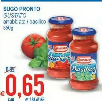 MD Discount Sugo pronto arrabbiata 350 g(ml) offerta