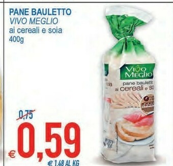 MD Discount Pan bauletto ai cereali e soia 400 g offerta