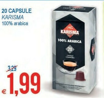 20 capsule 100% arabica