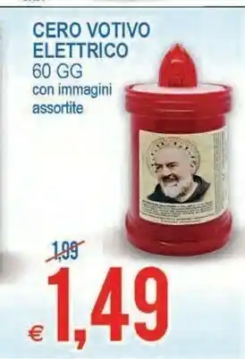 MD Discount Cero votivo elettrico 60 gg con immagini offerta
