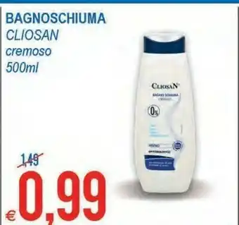 MD Discount Cliosan bagnoschiuma cremoso 500 ml offerta