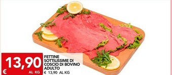 TuoDi Fettine sottilissime di coscio di bovino adulto offerta
