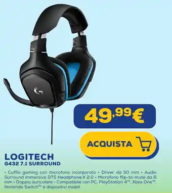 Euronics LOGITECH G432 7.1 SURROUND offerta