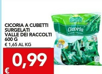 TuoDi Cicoria a cubetti surgelati offerta