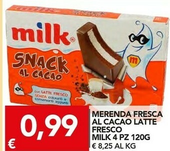 TuoDi Milk merenda fresca al cacao latte fresco offerta