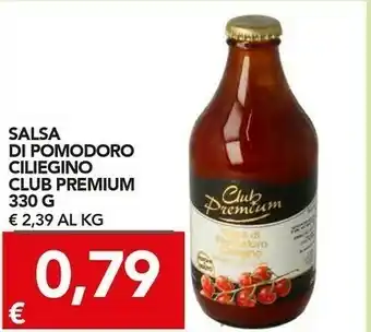 TuoDi Club premium salsa di pomodoro ciliegino 330 g offerta