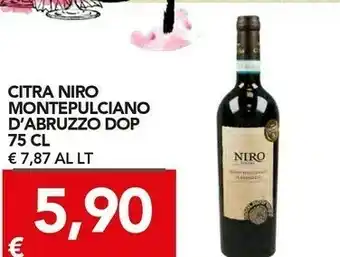 Citra niro montepulciano d'abruzzo dop