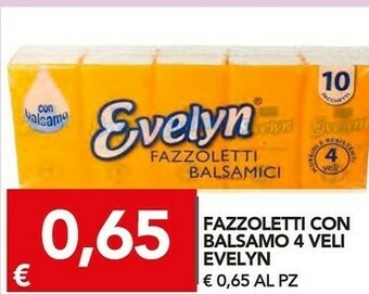 Evelyn fazzoletti con balsamo