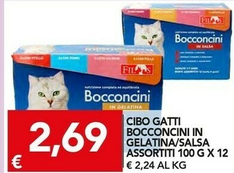 TuoDi Cibo gatti bocconcini in gelatina offerta