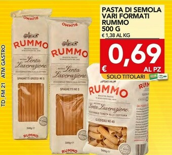 TuoDi Pasta di semola offerta