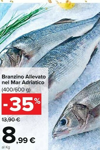 Carrefour Market Branzino allevato nel mar adriatico offerta