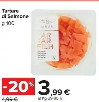 Carrefour Market Gimar tartare di salmone offerta