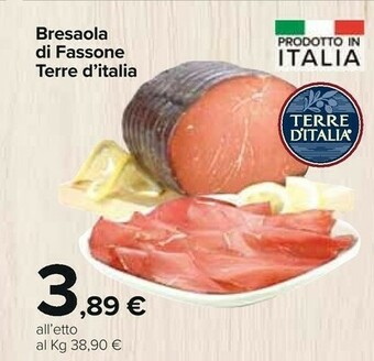 Carrefour Market Bresaola di fassone offerta