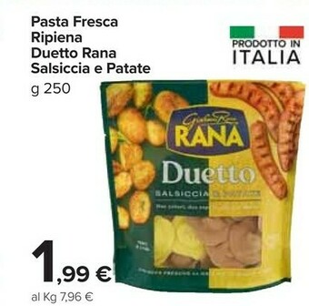 Carrefour Market Duetto salsiccia patate 250 g(ml) offerta