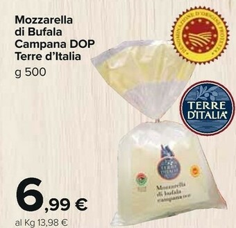 Carrefour Market Mozzarella di bufala campana offerta