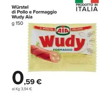 Carrefour Market Wudy formaggio 150 g(ml) offerta