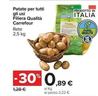 Carrefour Market Carrefour - patate per tutti gli usi offerta