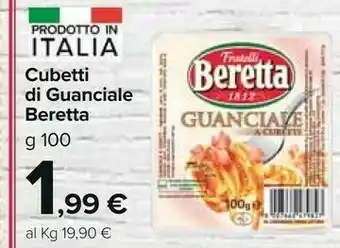 Carrefour Market Guanciale a cubetti 100 g(ml) offerta