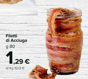 Carrefour Market Filetti di acciuga offerta