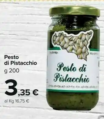 Carrefour Market Pesto di pistacchio offerta