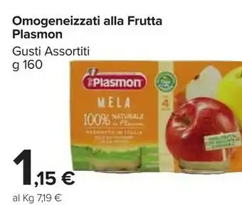 Carrefour Market Omogeneizzati alla frutta di mela offerta