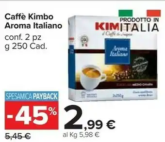 Carrefour Market Caffè aroma italiano 250 g(ml) offerta