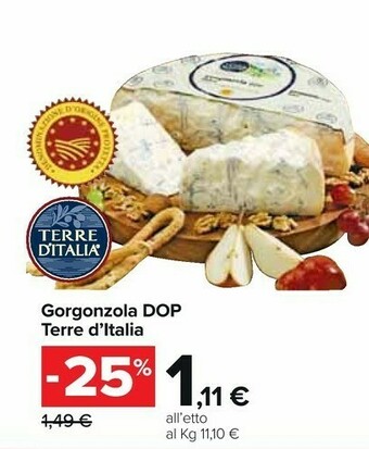 Carrefour Market Gorgonzola dop offerta