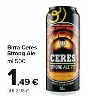Carrefour Market Birra strong ale offerta