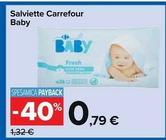 Carrefour Market Carrefour baby salviette offerta