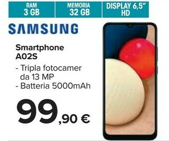 Carrefour Market Smartphone a02s offerta