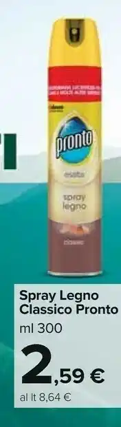 Carrefour Market Pronto spray legno classico offerta