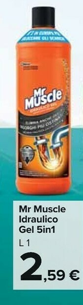 Carrefour Market Idraulico gel 5 in 1 offerta