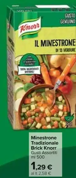 Carrefour Market Minestrone tradizionale offerta